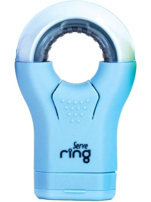 Ring Silgili Kalemtras Gok Mavi Tekli