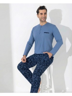 Boyraz 0403 Erkek Uzun Kol Pijama Takımı