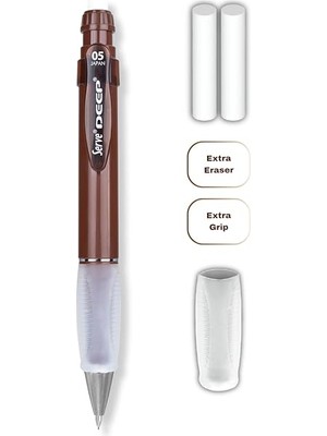 Deep Klm & Grıp & Sılgı Yedeklı Set 05MM Kahverengı