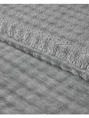 Ayko Glance Bubble Çift Kişilik Battaniye Gri