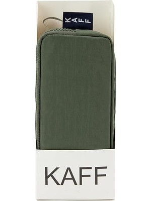 01105 Krinkıl Kumaş Kalem Kutusu Haki Yeşil