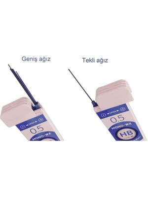 Mono-Wx Profesyonel Uç 0,5mm 40UÇ/TÜP, 2b