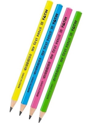 Kalemim Jumbo Üçgen Başlangıç Kalemi Siyah 4 Adet Fatih Jumbo Kurşun Kalem Triangular