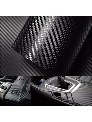 Ayko Siyah Karbon Kaplama Folyosu (127 cm x 20 Cm)