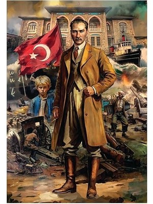 Puzzle - Atatürk Destanı / 260 Parça Puzzle, #3351