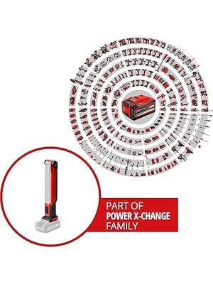 Akülü Lamba Te-Cl 18/1000 S Li-Solo Power X-Change (18 V, Katlanabilir Işık Başlığı, 3 Aydınlatma Ayarı, 15 Led, 1000 Lümen, 5700 Kelvin, Aküsüz)