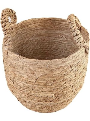 Porland Naturel Kulplu Sepet 27 cm