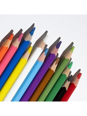 Jumbo Boya Kalemi, 12 Renk, Kalın Gövde ve Uç, Kırılmaya Dirençli Özel Yapıştırma Sistemi, Kolay Açılır, Çocuklar Için Güvenli