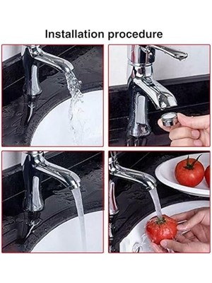 6 Adet Batarya Musluk Ucu Su Tasarruf Aparatı Süzgeci Perlatör Dış Dişli