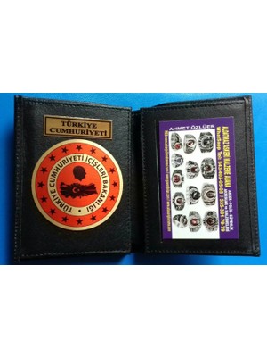 Aldatmaz Yenı Tasarım -Içişleri Bakanlığı,rozetli Cüzdanı-Al-Kurum Adresıne Gonderılır.