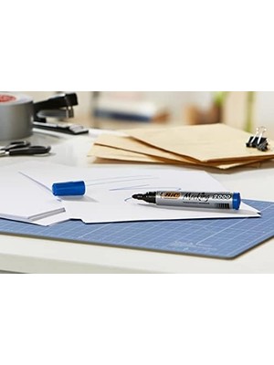 Ayko Intensity Marker 2000 Yuvarlak Uçlu Permanent Markör, Mavi, 12'li Kutu, 1.7 mm Sağlam Uç, Hızlı Kuruyan Mürekkep