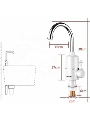 Su Isıtıcılı Elektrikli Musluk (Elektrikli Sıcak Su Isıtıcılı)