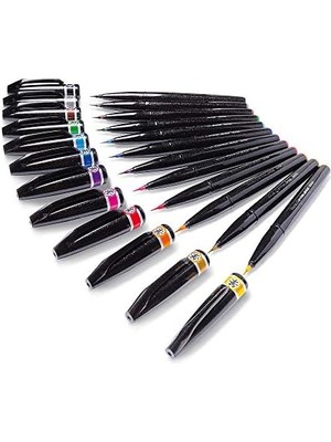 Ayko Sing Pen Brush Ince Uçlu Fırça Kalem Mavi