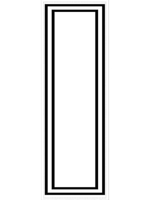 Ayko 40X140CM Klasik Çerçeveli Tay Tüyü Dokuma Premium Leke Tutmaz Kumaş Masa Örtüsü Runner RNR321