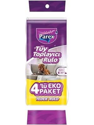 Ayko Premium Tüy Toplayıcı Yedek Rulo 4 Adet 30 Yaprak