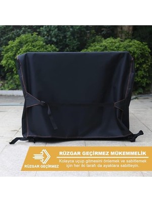 Ayko Bahçe Mobilyası Örtüsü, 250-210-90CM, Ağır Hizmet Kumaş, Su Geçirmez, Dış Mekan Masa Örtüsü, Havalandırmalı Masa ve Koruma Kılıfı