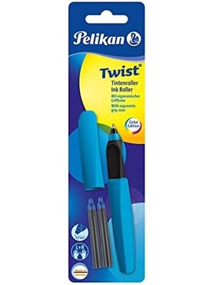 Ayko P457 Twist Petrol Blue Roller Kalem Blisterli