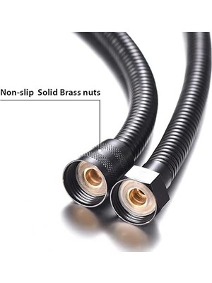 Duş Başlığı Hortumu 150 cm Esnek Patlamaz Duş Başlık Hortumu Kopmaz Patlamaz Örgü Hortum