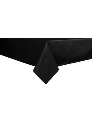 Porland Siyah Düz Masa Örtüsü 150X250CM