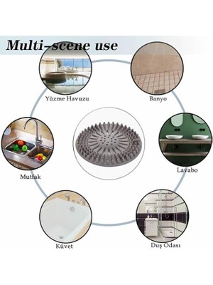 Life Yuvarlak Silikon Süzgeçli Lavabo Tıpası MIT1068