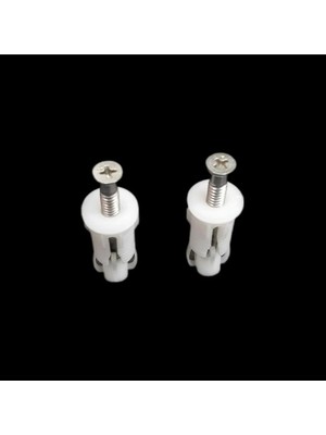 Adet Klozet Kapağı Genleşme Vidası, Wc Oturağı, Sabitleme Vidaları, Dübel Seti, Tuvalet Oturağı, Tuvalet Kapağı, Yedek Parça, Wc Sabitleme Seti, Tuvalet Kapağı Sabitleme