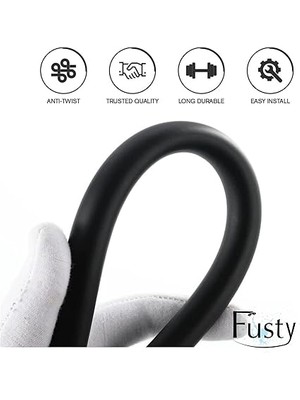 Black Paslanmaz Kopmaz Patlamaz Kaliteli Pvc Duş Hortumu - Yüksek Kaliteli Lüx Duş Spirali - Tüm Duş Setleri/duş Başlıkları ile Uyumlu (G1/2) - 150CM Siyah