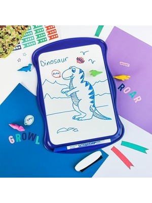 Ayko 967444 Velleda Cliiip Set Beyaz Tahta (21 x 31 Cm) Silecek; 8 Silinebilir Marker -10'lu Set, Çeşitli Renklerde