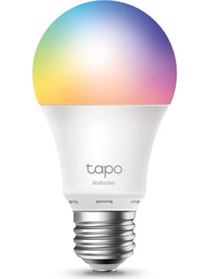 Tp-Link L530E 3.0, Matter Wi-Fi LED Akıllı Ampul, Çok Renkli, E27,60W 806 Amazon Alexa ve Google Home ile Çalışır, Renk Değiştirilebilir, Hub Gerekmez