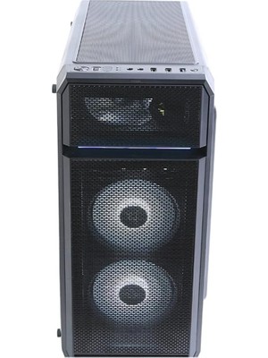 N5 Of Atx Mid Tower 3 Beyaz LED Fanlı Kasa 1 x Kulaklık, 1 x Mikrofon, 2 x USB 2.0, 1 x USB 3.0, Fan Kontrol, Renkli Akrilik Panel, PCI/AGP365MM, Siyah