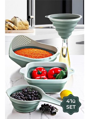 Parça Akordiyon Yeşil Süzgeç Seti MIT1025