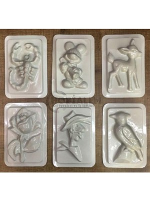 Farklı Model, Alçı Kalıbı, Seramik Kalıbı, Iş Eğitimi, El Sanatları, 8 Adet