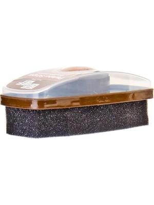 Leflef Ayakkabı Parlatıcı Sünger Ayakkabı Parlatıcı Depolu Fırça Ayakkabı Bakım Süngeri Ayakkabı Cila Sünger (Kahve)