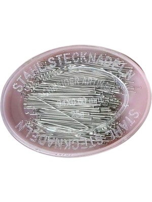 Urfakent Çelik Iğne Pembe Oval Kutuda 25 gr