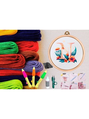 Urfakent Punch Seti Nakış Seti Kasnaklı Kendin Yap Seti Seri 81