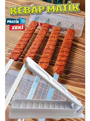 Adana Urfa Kebap Kalıbı Aparatı Pratik Hızlı Kebap Makinesi Kutusu Kebap Matik Kalıp