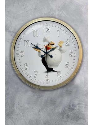 Kasva Concept 40 cm Eskitme Metal Mutfak Duvar Saati