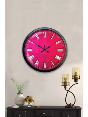 Kasva Concept 40 cm Siyah Metal Mutfak Duvar Saati