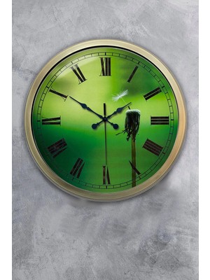 Kasva Concept 40 cm Eskitme Metal Özel Tasarım Duvar Saati