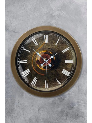 Kasva Concept Eskitme Metal Mutfak Duvar Saati 36 cm