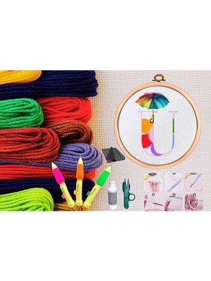 Urfakent Punch Seti Nakış Seti Kasnaklı Kendin Yap Seti Seri 93