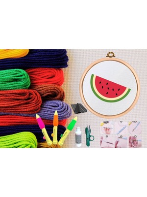 Urfakent Punch Seti Nakış Seti Kasnaklı Kendin Yap Seti Seri 6