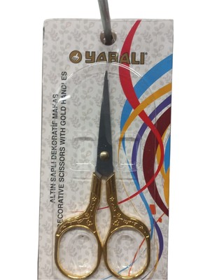 Urfakent Nakış Makası Altın Saplı Dekoratif Makas Model 1