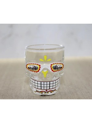Bucuks Istanbul Temalı Cam Kurukafa Shot Bardak