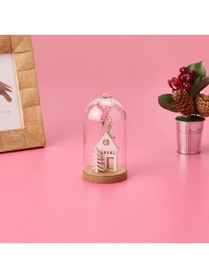 Matmel Işıklı Fanus Ev - Asorti - 13 cm