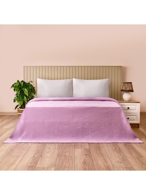 Matmel Soft Rete Çift Kişilik Pike - Mor - 200X220 cm