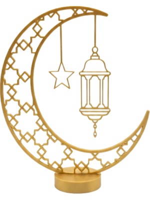 Fantastik Store 3D Hilal Cami Biblo 20X20 cm Özel Tasarım Özel Baskı Ürün - Lisinya