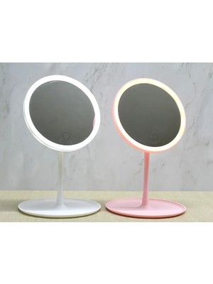 Bucuks Yuvarlak Ledli Makyaj Aynası
