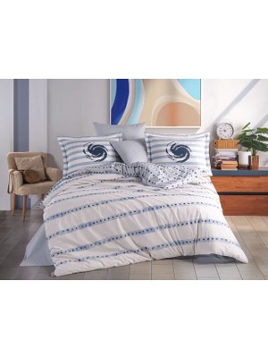 Mulvxurg  URG02  Çift Kişilik Poplin Nevresim Squall Deniz (Mulvix)