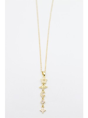 Royaleks Gezegen Yıldız Kolye - Altın