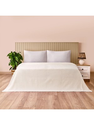 Matmel Soft Rete Tek Kişilik Pike - Beyaz - 160X220 cm